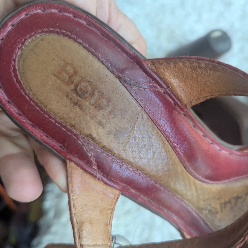 Born Heels Size 8 Flower/Rose Detail - Picture 8 of 9